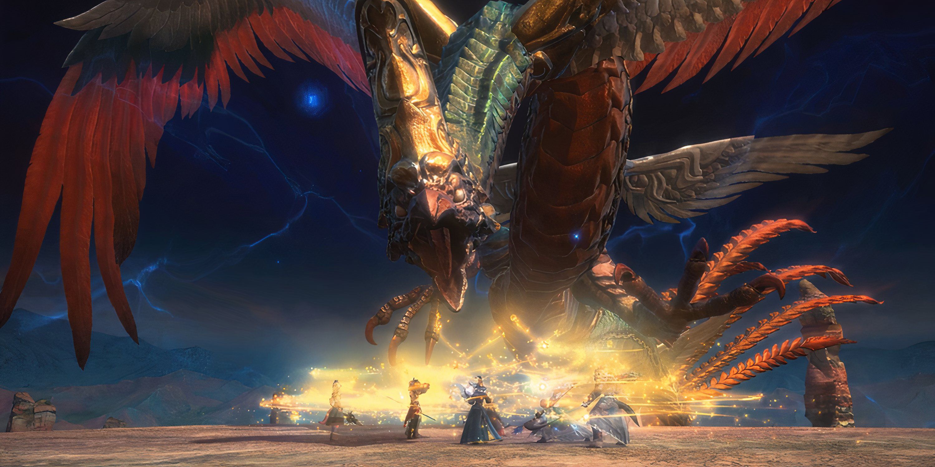 Combats de boss dans Final Fantasy 14 Dawntrail