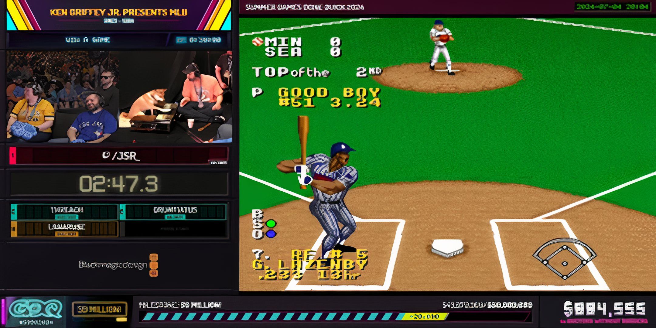 Ken Griffey Jr., qui joue au beurre de cacahuète, présente la MLB au SGDQ